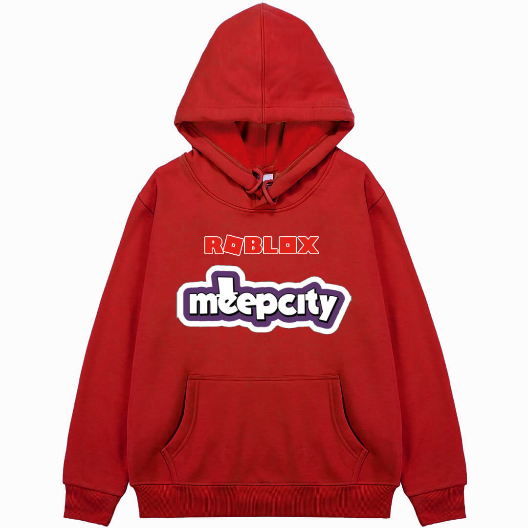Roblox Meep City Hoodie Hooded Sweatshirt Sweater Jacket - Series Logo Sticker