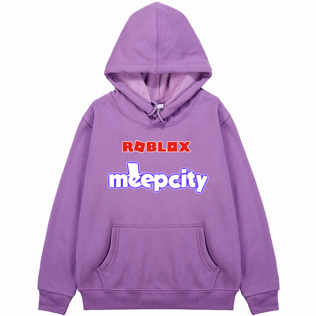 Roblox Meep City Hoodie Hooded Sweatshirt Sweater Jacket - Series Logo