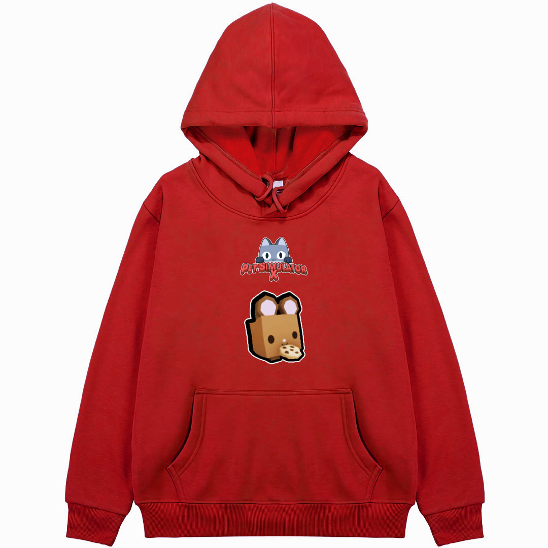 Roblox Pet Simulator X Cookie Mouse Hoodie Hooded Sweatshirt Sweater Jacket - Cookie Mouse Character Sticker