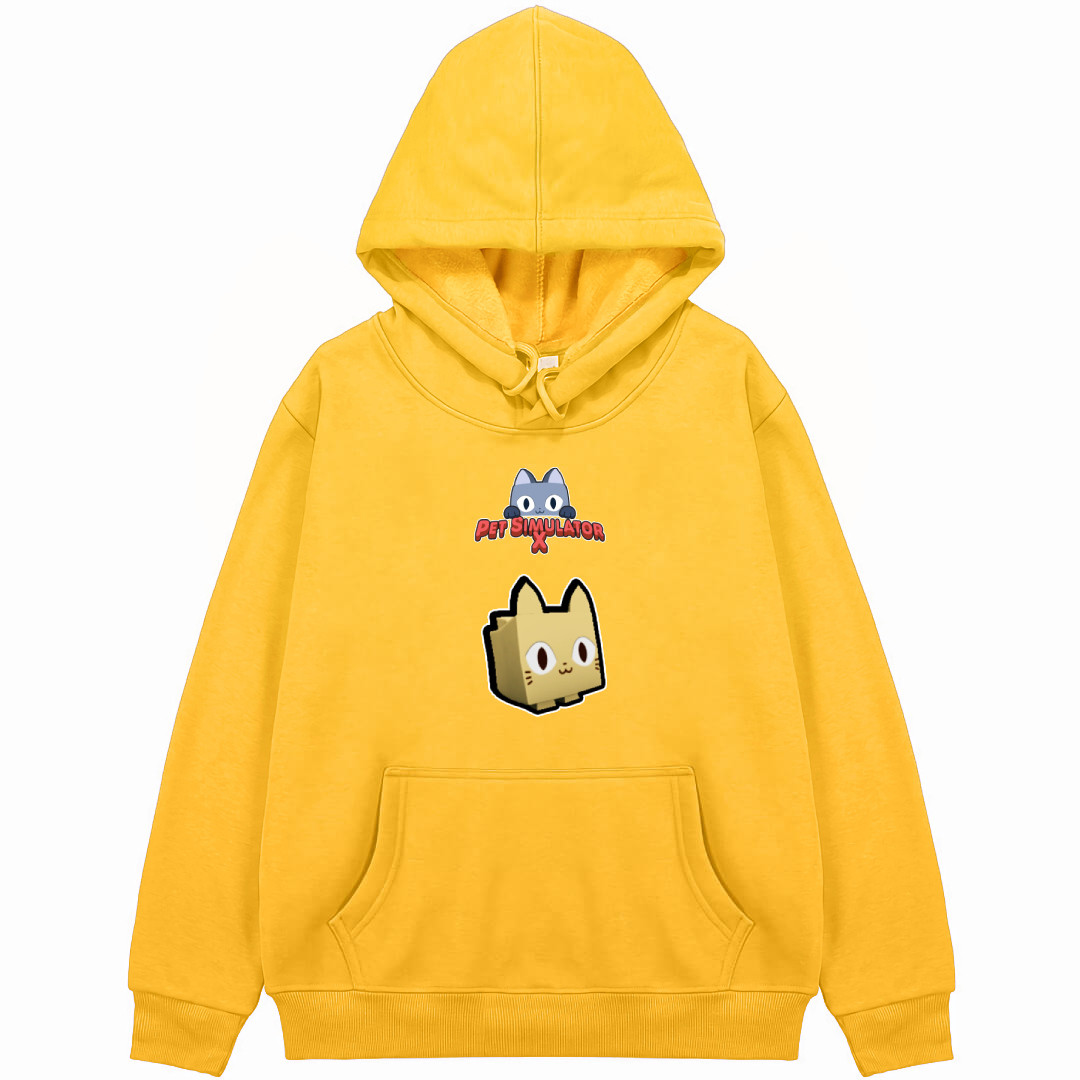 Roblox Pet Simulator X Desert Cat Hoodie Hooded Sweatshirt Sweater Jacket - Desert Cat Character Sticker