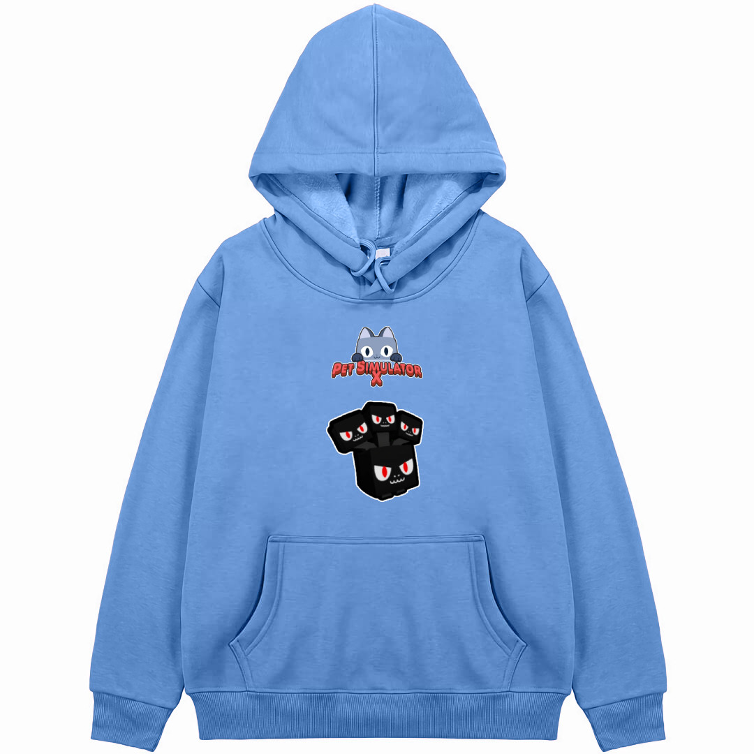 Roblox Pet Simulator X Mortuus Hoodie Hooded Sweatshirt Sweater Jacket - Mortuus Character Sticker