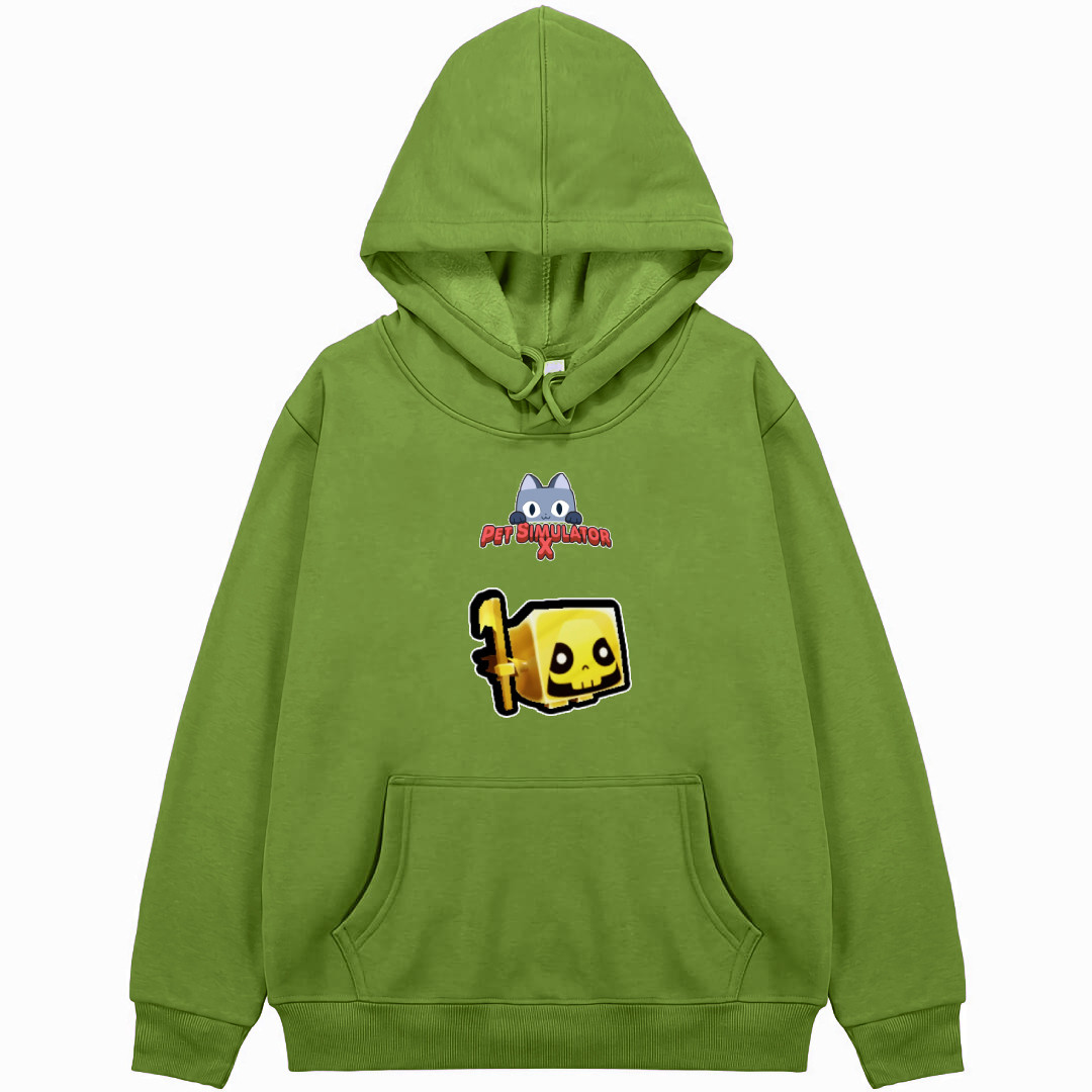 Roblox Pet Simulator X Reaper Gold Hoodie Hooded Sweatshirt Sweater Jacket - Reaper Gold Character Sticker