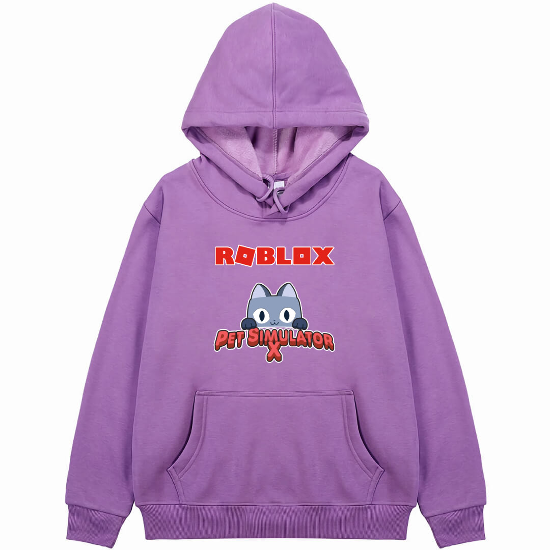 Roblox Pet Simulator X Hoodie Hooded Sweatshirt Sweater Jacket - Pet Simulator X Logo Sticker