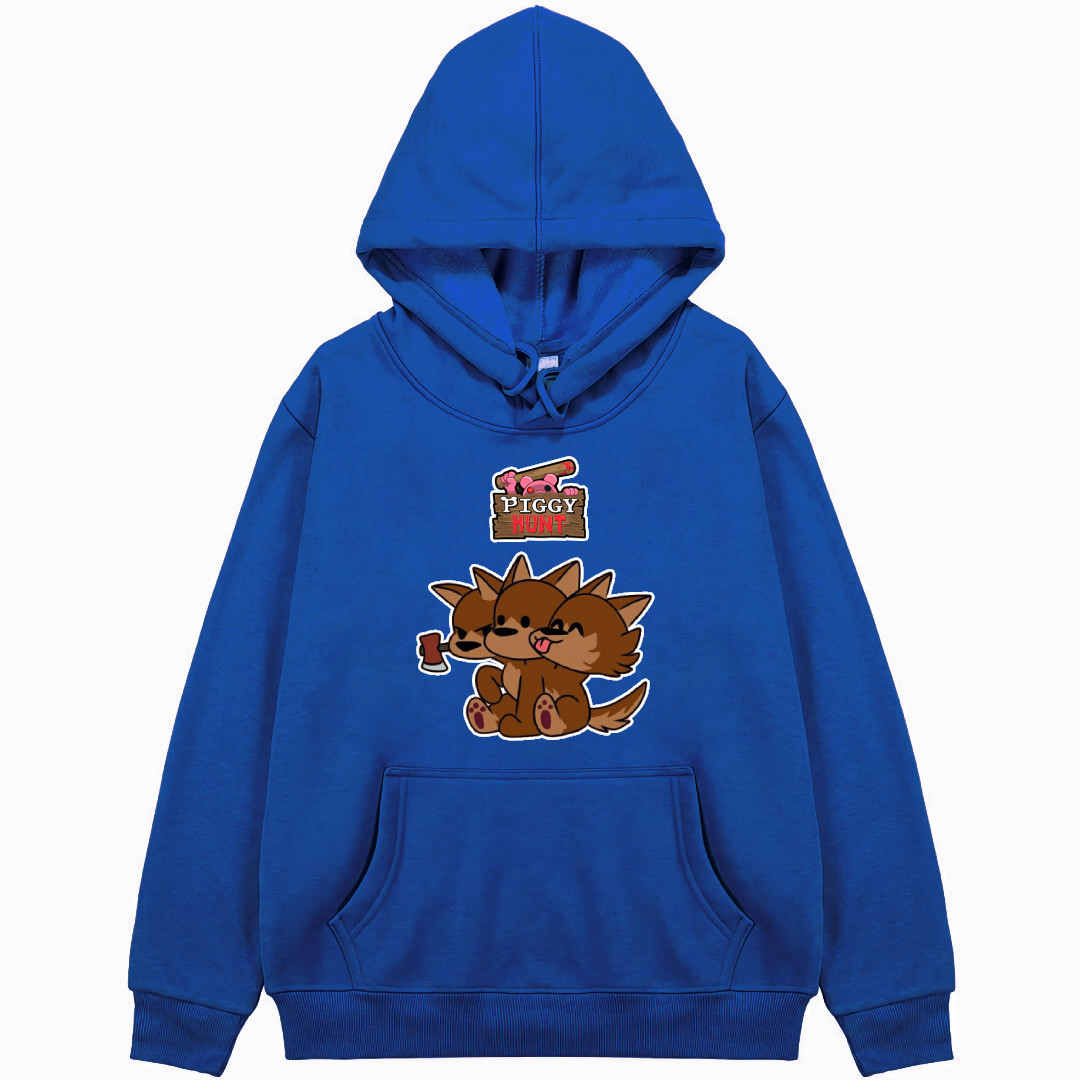 Roblox Piggy Doggy Piggy Hoodie Hooded Sweatshirt Sweater Jacket - Doggy Piggy Cartoon Art