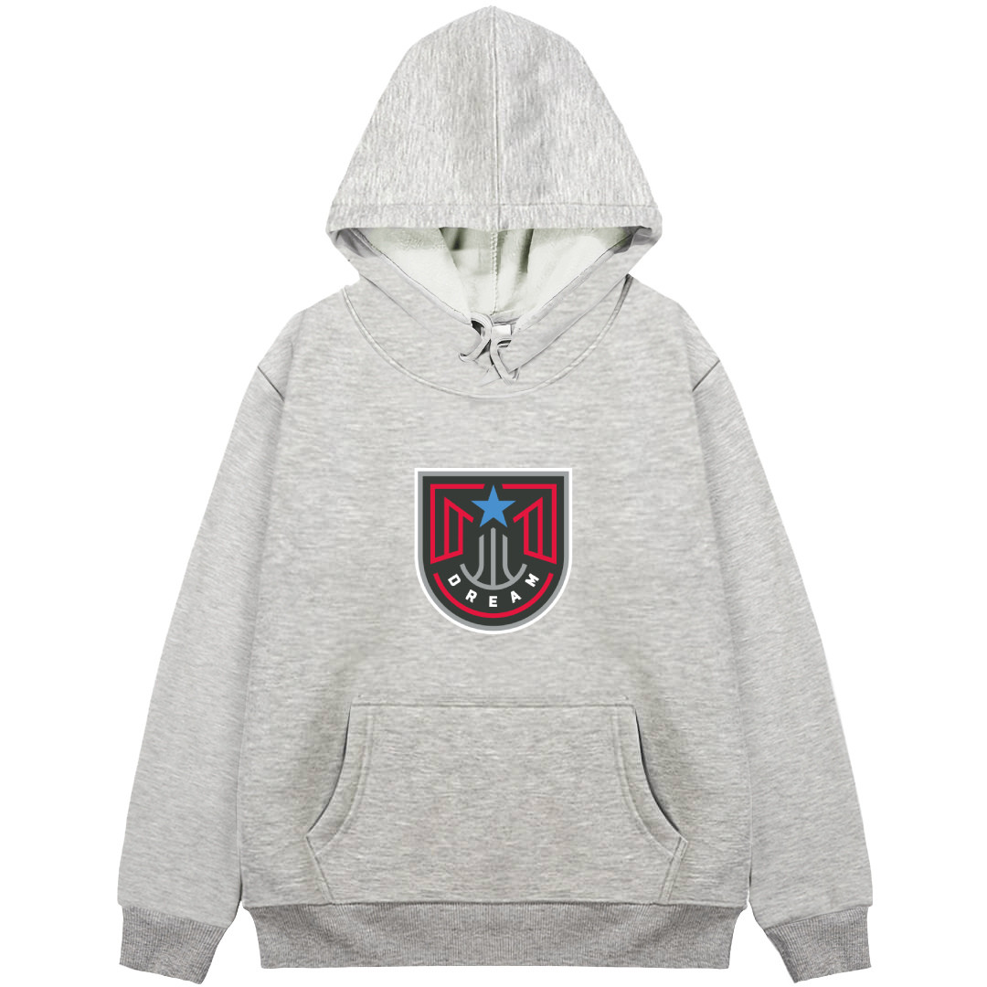 WNBA Atlanta Dream Hoodie Hooded Sweatshirt Sweater Jacket - Atlanta Dream Team Single Logo