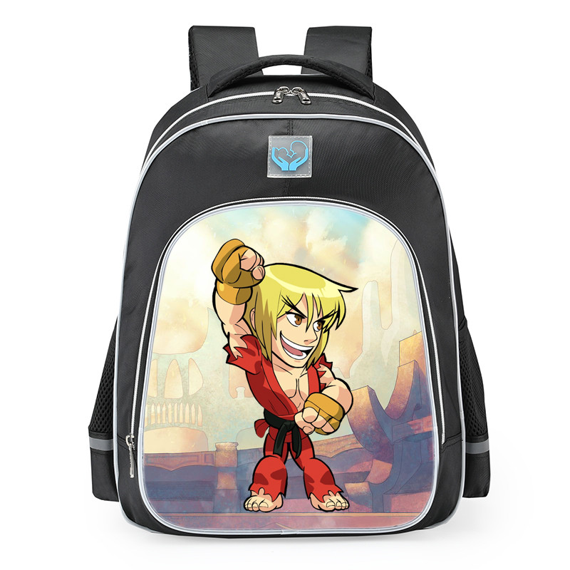 Brawlhalla Ken School Backpack