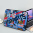 NFL New England Patriots Laptop Sleeve Carrying Case For 10 12 13 15 17 Inch Notebook - New England Patriots Super Bowl Championship Mania Collage Logo