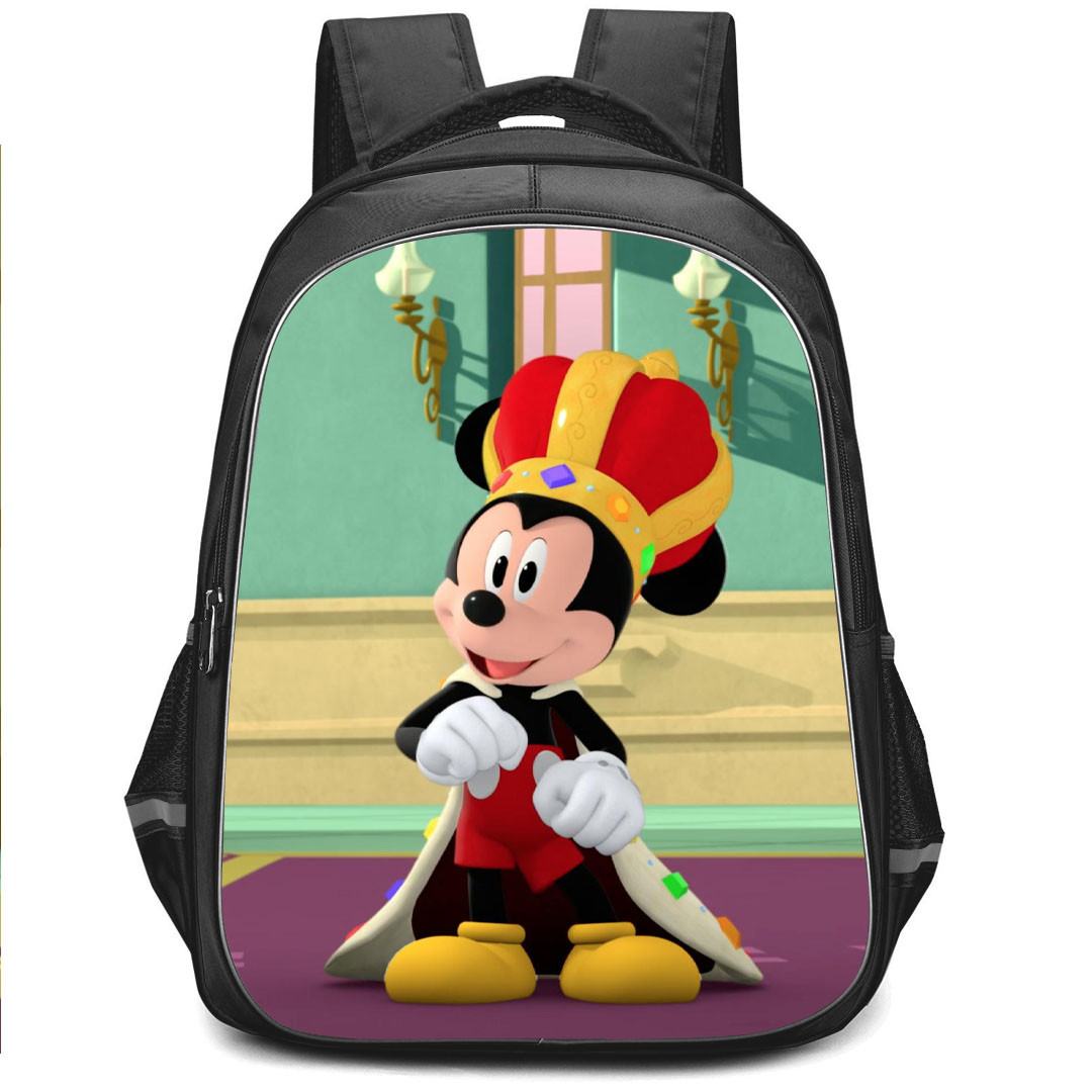 Mickey Mouse Funhouse Mickey Backpack StudentPack - Mickey And The Cornstalk King Mickey