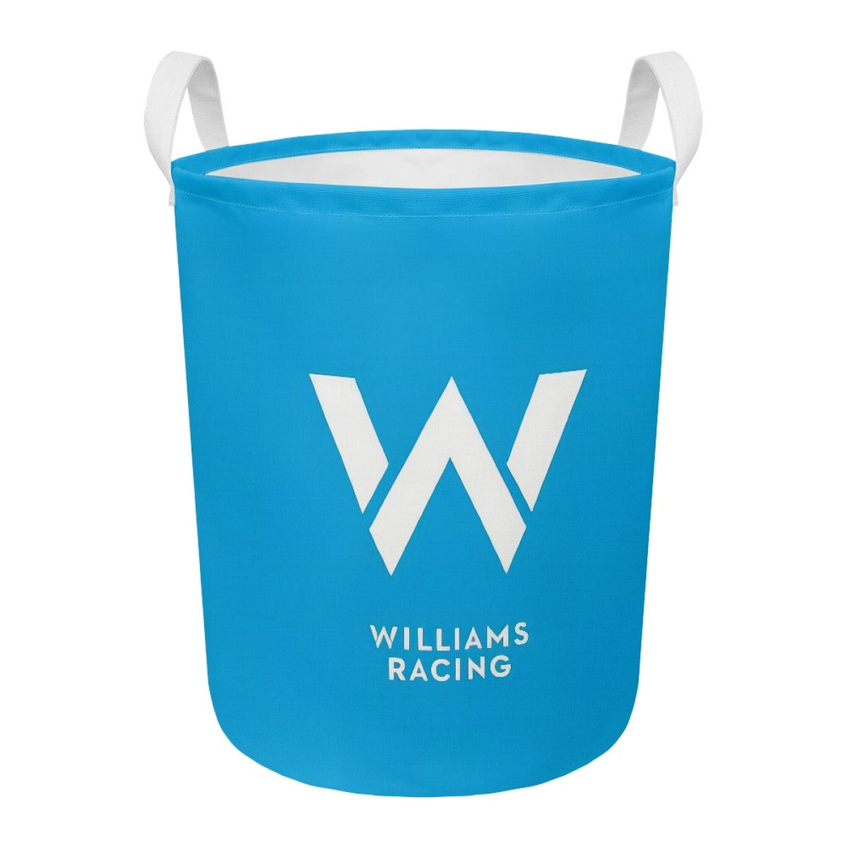 F1 Formula One Williams Racing Clothes Hamper Laundry Basket - Williams Racing Logo On Blue Background